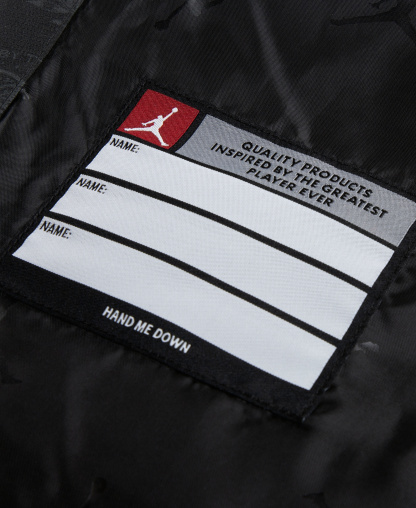 Jordan Boys' 8-20 Layered-Look Hooded Jacket - Black/Gray Heather