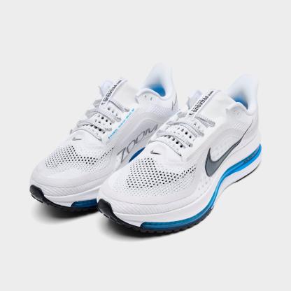 Men's Nithtke Pegasus Premium Running Shoes - Part 1 - White/Photo Blue/Pure Platinum/Black - Both shoes facing left