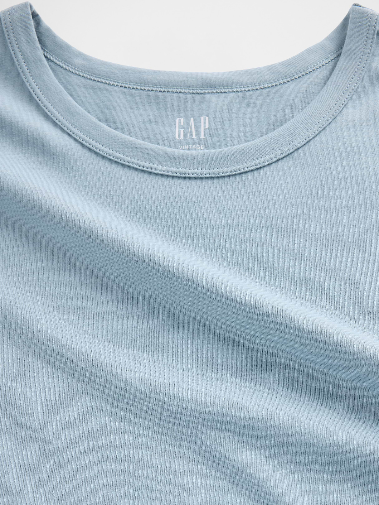 Organic Cotton VintageSoft T-Shirt - New england sky blue