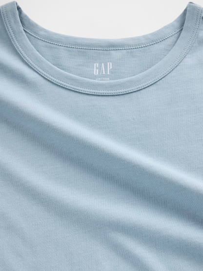 Organic Cotton VintageSoft T-Shirt - New england sky blue