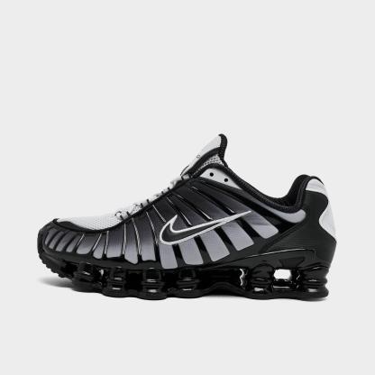 Men's Nike Shox TL Casual Shoes - Black/Pure Platinum/White