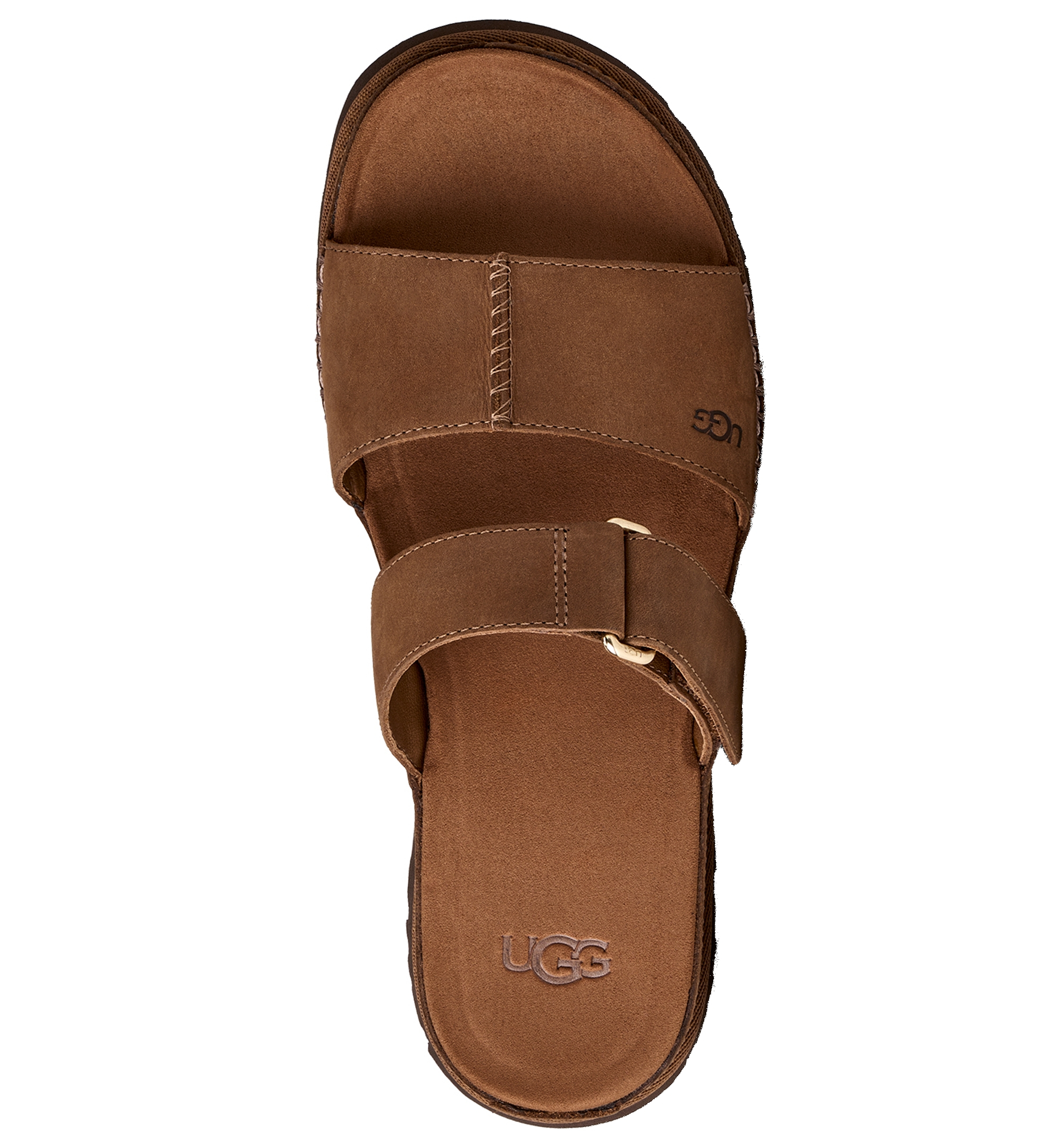 UGG® Women's GoldenGaze Slide Sandals - Dark Chestnut