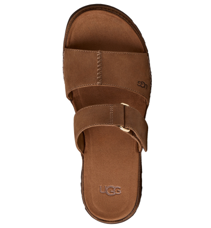 UGG® Women's GoldenGaze Slide Sandals - Dark Chestnut