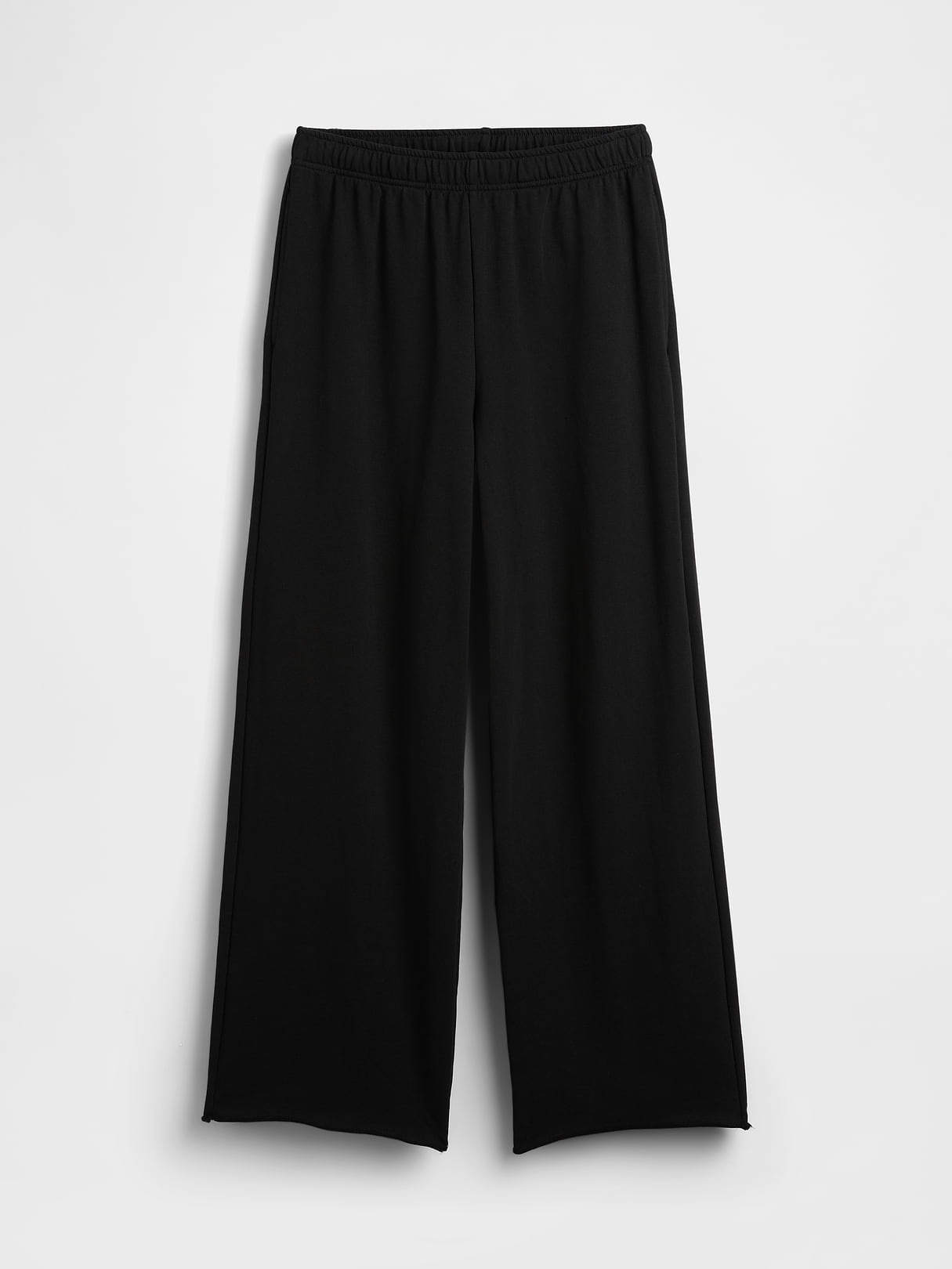 Mid Rise VintageSoft Terry Loose Sweatpants - True black
