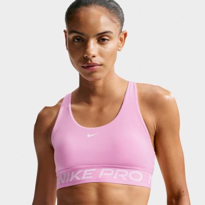 Women's Nithtke Pro 365 Light-Support Non-Padded Sports Bra - Pink Rise/White