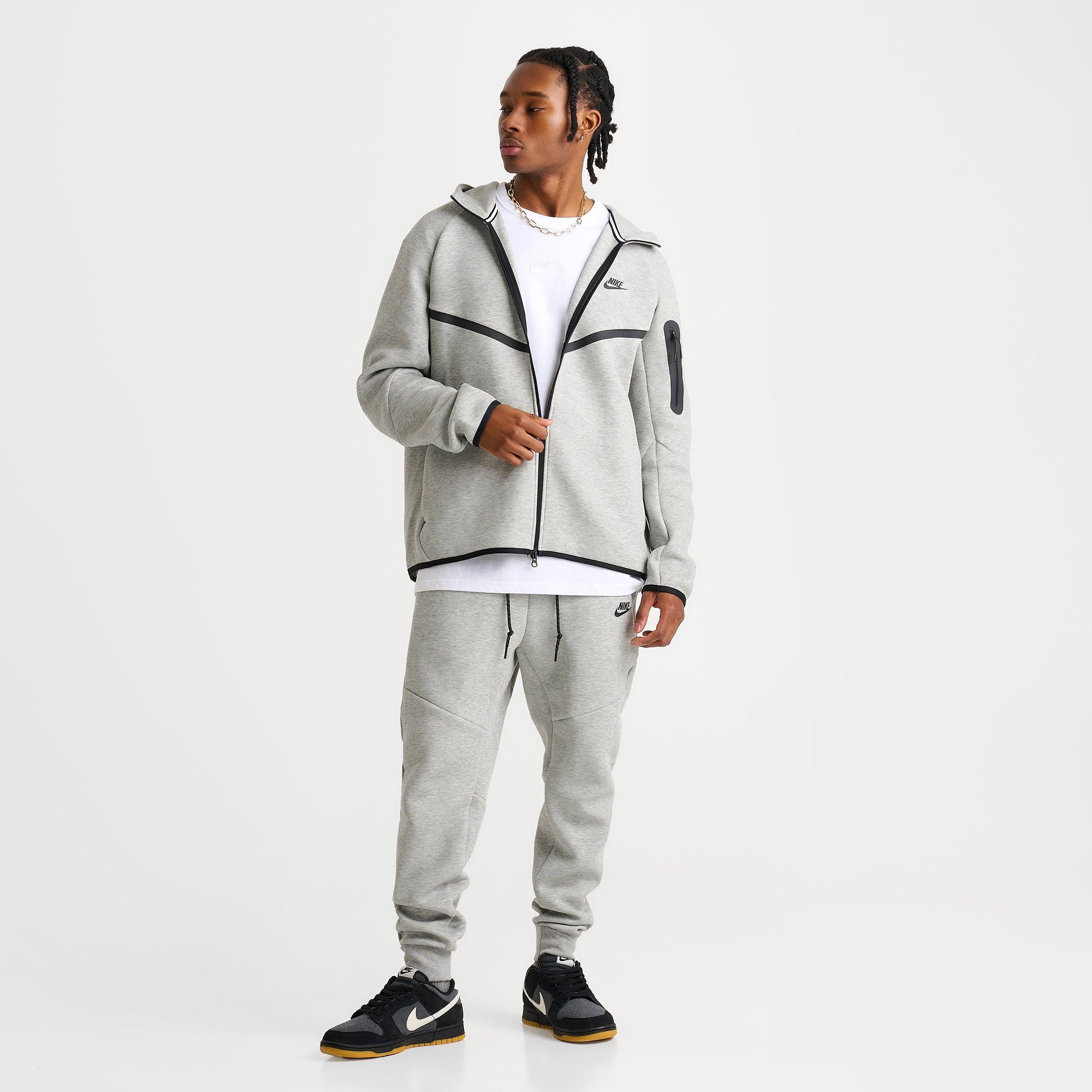 Men's Nithtke Tech Fleece Windrunner Full-Zip Hoodie - Part 1 - Dark Grey Heather/Black
