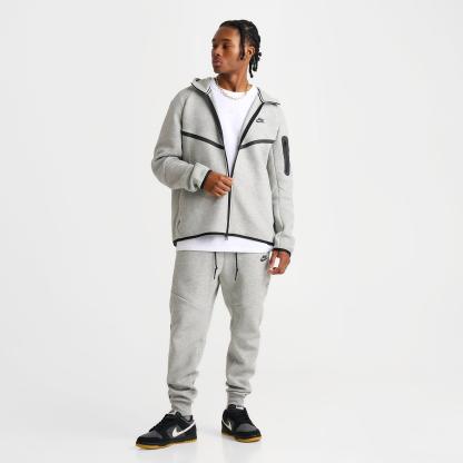 Men's Nithtke Tech Fleece Windrunner Full-Zip Hoodie - Part 1 - Dark Grey Heather/Black