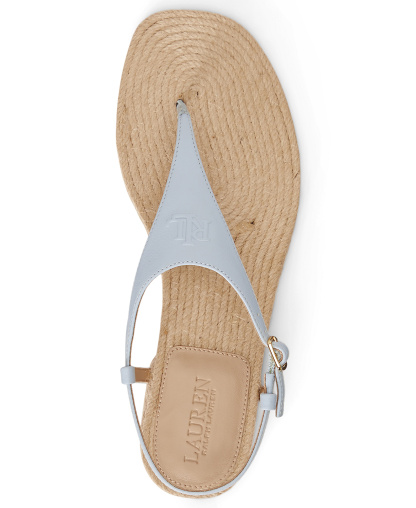 Lauren Ralph Lauren Women's Everley Flat Sandals - Alpine Blue