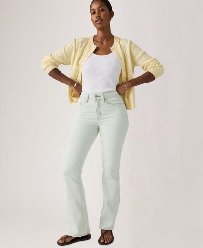 Levi's 725 High-Waist Classic Stretch Bootcut Jeans - Lake Life