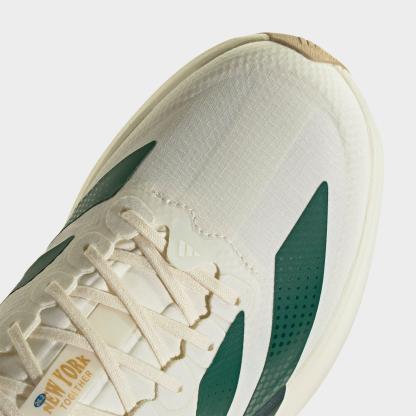 Men's adidas Adizero EVO SL Woven Running Shoes - Part 1 - Off White/Collegiate Green/Royal Blue - Detail shot
