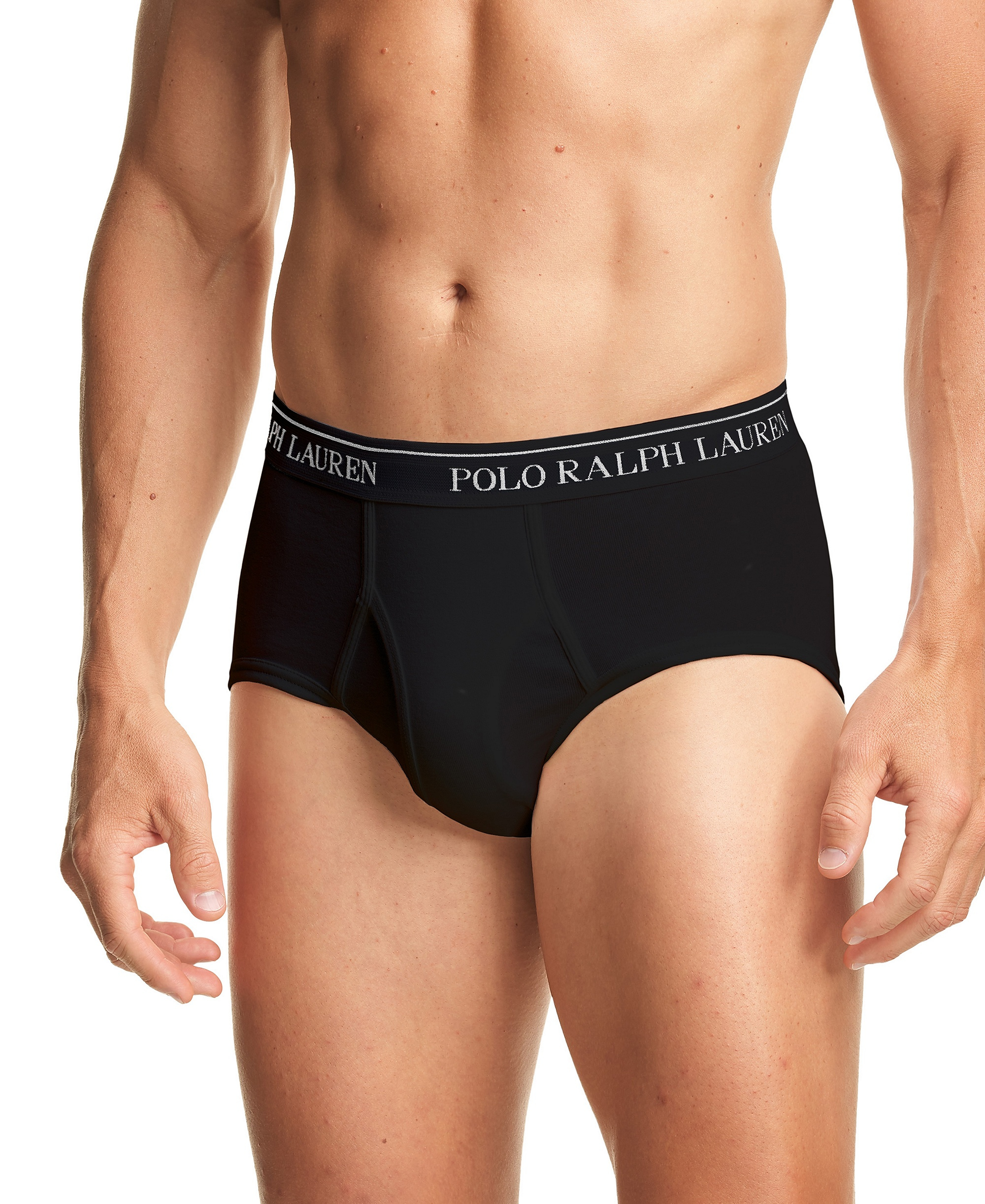 Polo Ralph Lauren Men's 4-Pack Classic-Fit Mid-Rise Briefs - Polo Black