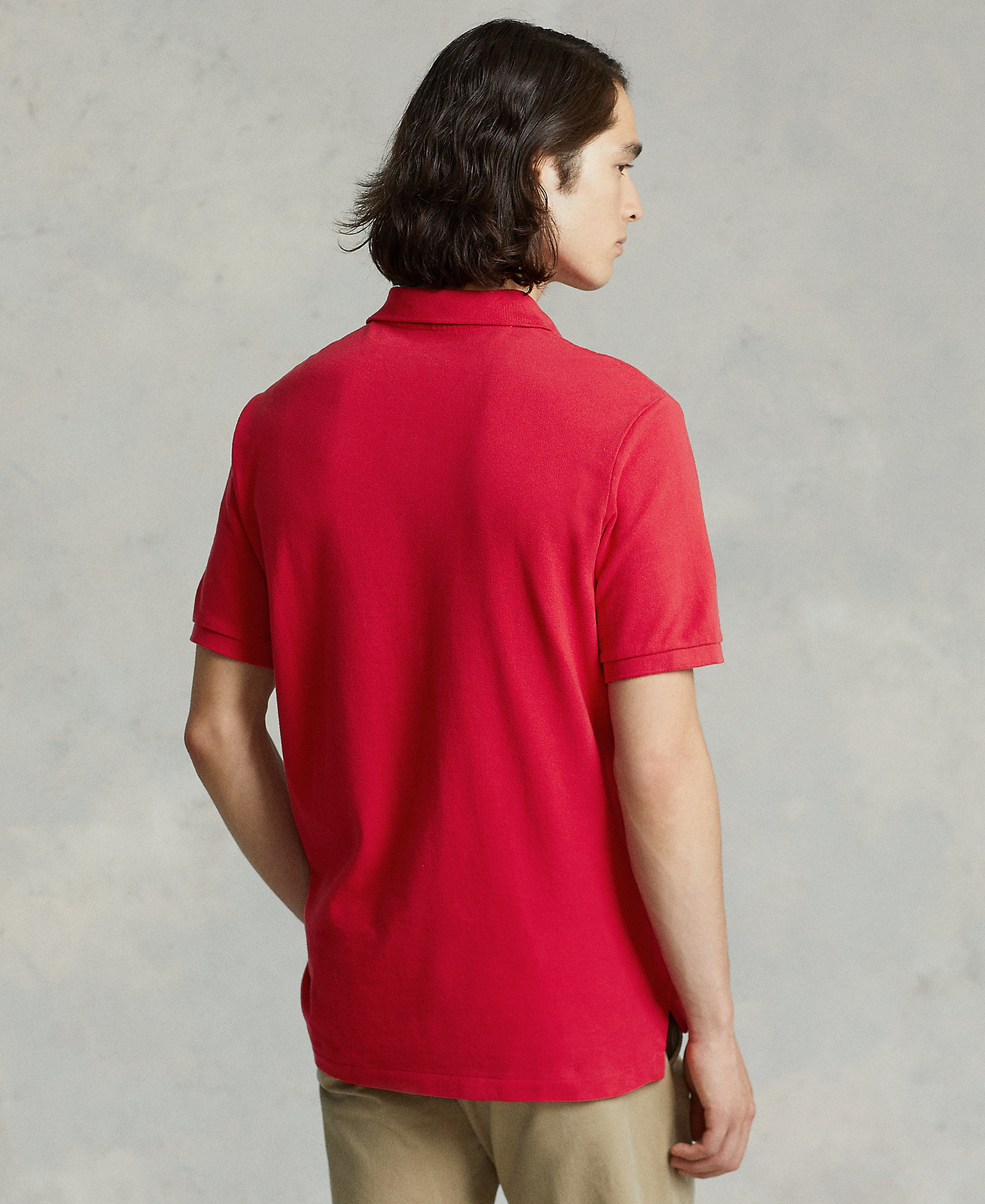 Polo Ralph Lauren Men's Classic-Fit Mesh Polo Shirt - Red