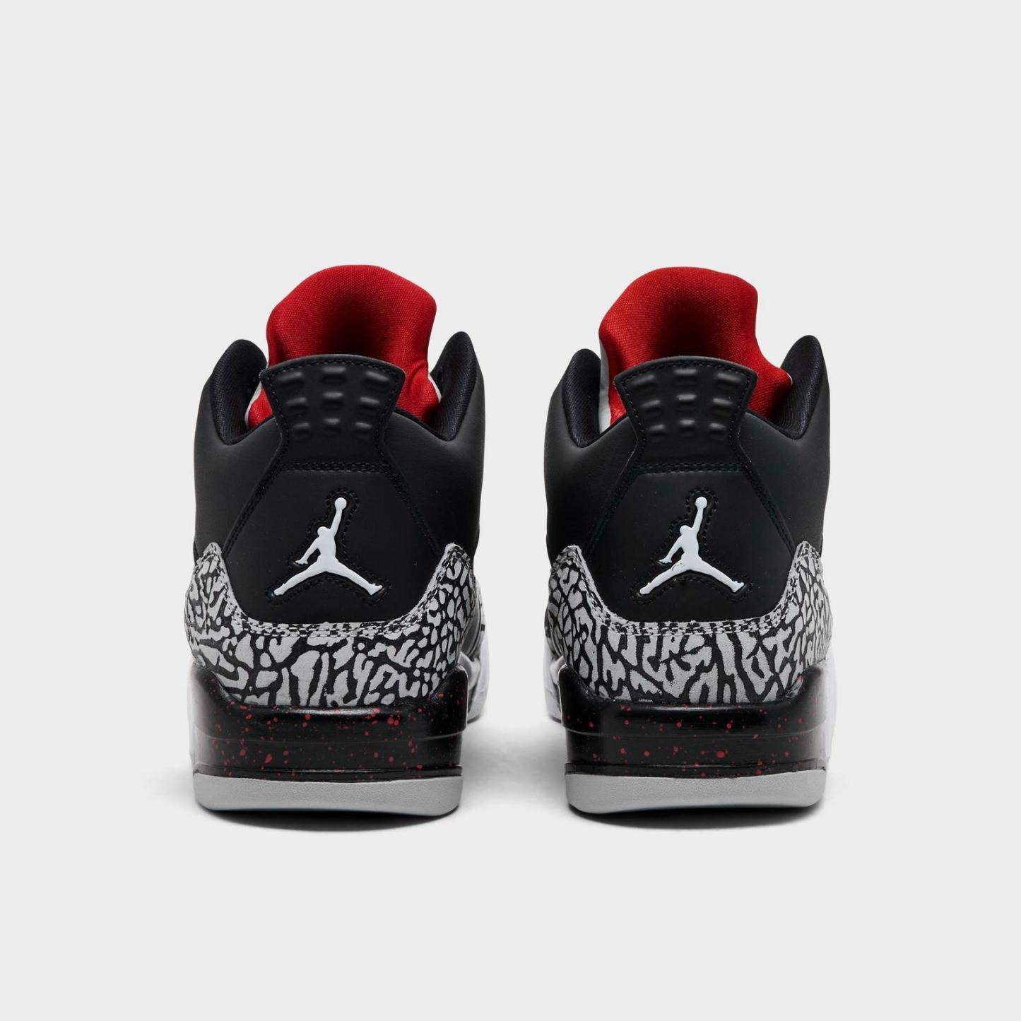 Big Kids' Air Jordan Son of Mars Low Casual Shoes - Black/University Red/Grey Mist - view 4