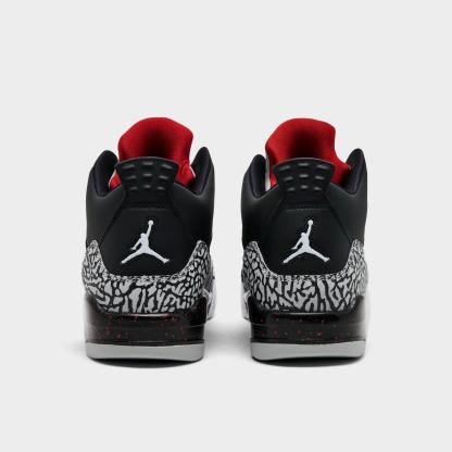 Big Kids' Air Jordan Son of Mars Low Casual Shoes - Black/University Red/Grey Mist - view 4