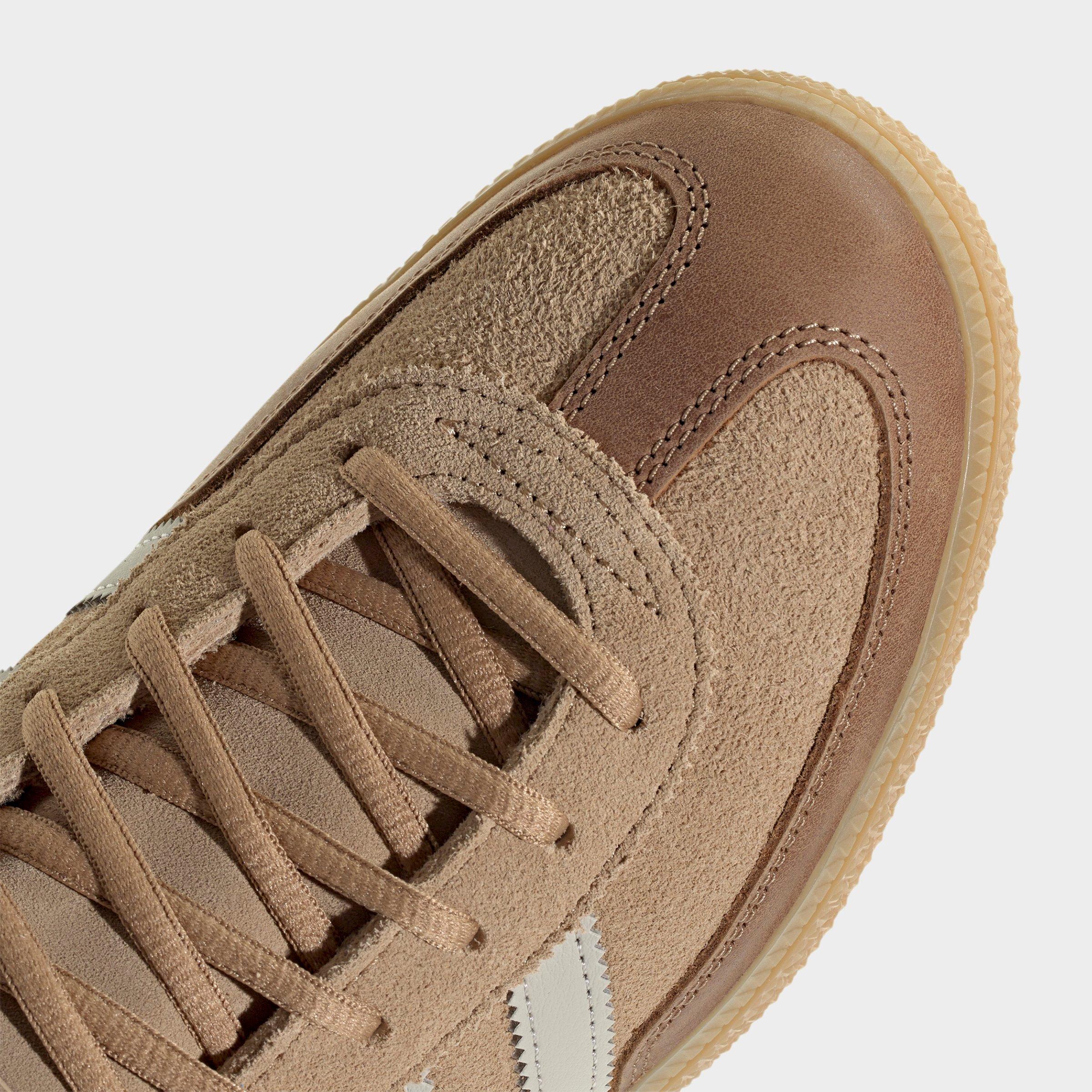 Men's adidas Originals Handball Spezial Casual Shoes - Part 2 - Cardboard/Beige/Gum - Detail shot