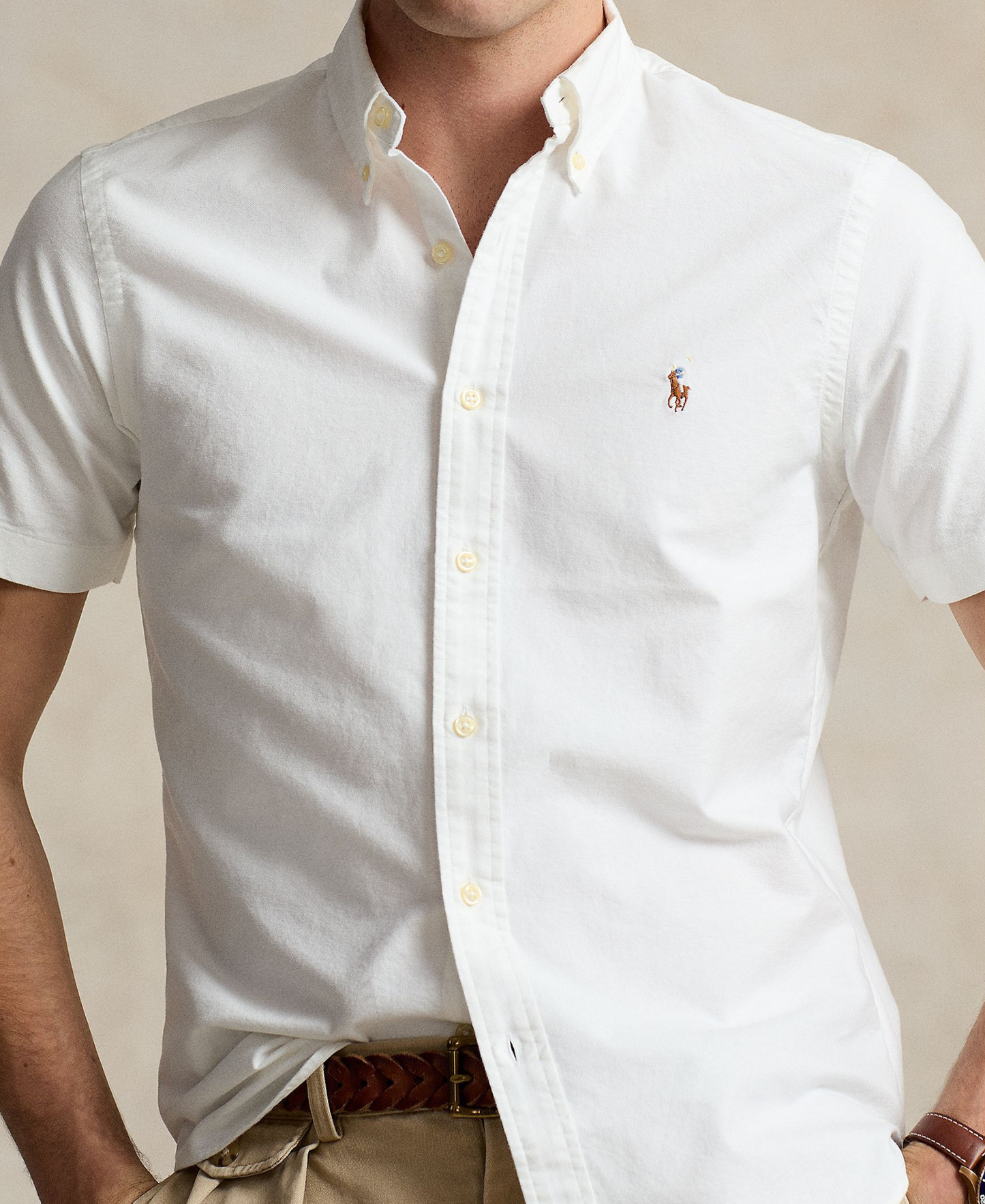 Polo Ralph Lauren Men's Classic-Fit Oxford Shirt - White