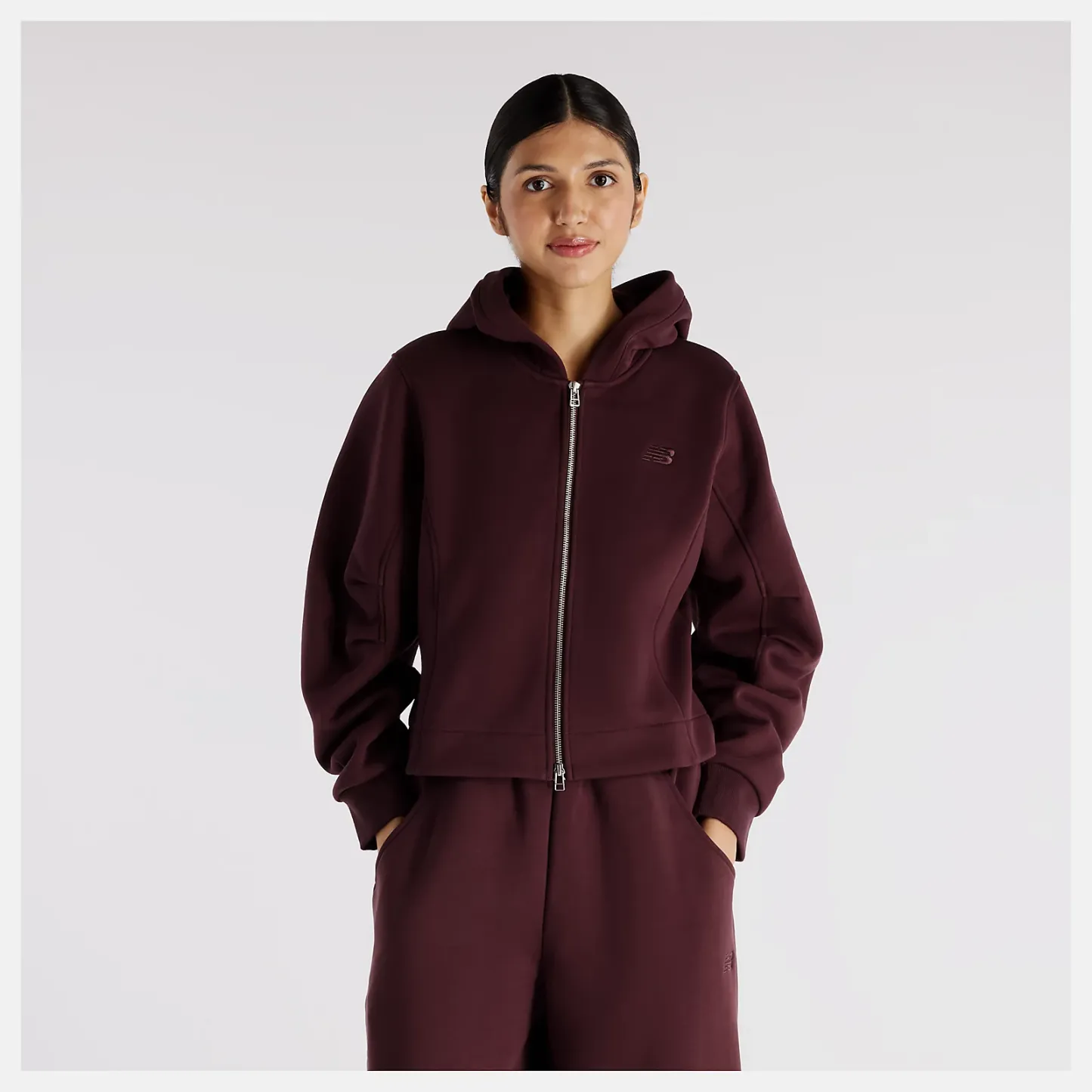 New Balance Athletics Crafted Fleece Full Zip, WJ62Y57TYLR