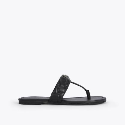 Kurt Geiger London Kensington T-bar Sandal - Black
