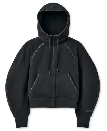 UGG Women's Classic Long-Sleeve Full-Zip Hoodie - Black