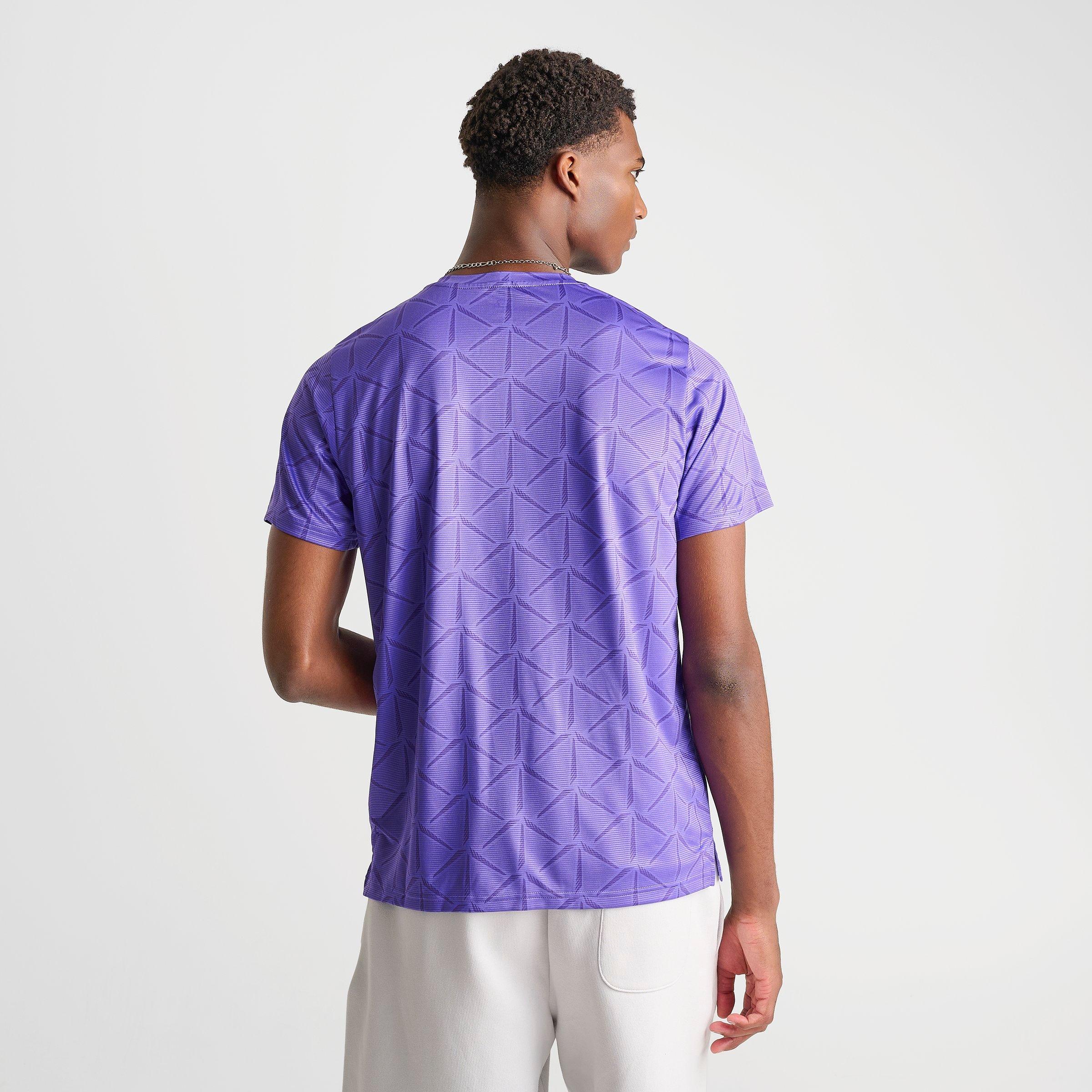 Men's New Balance Sport Essential Printed T-Shirt - Purple - view 4