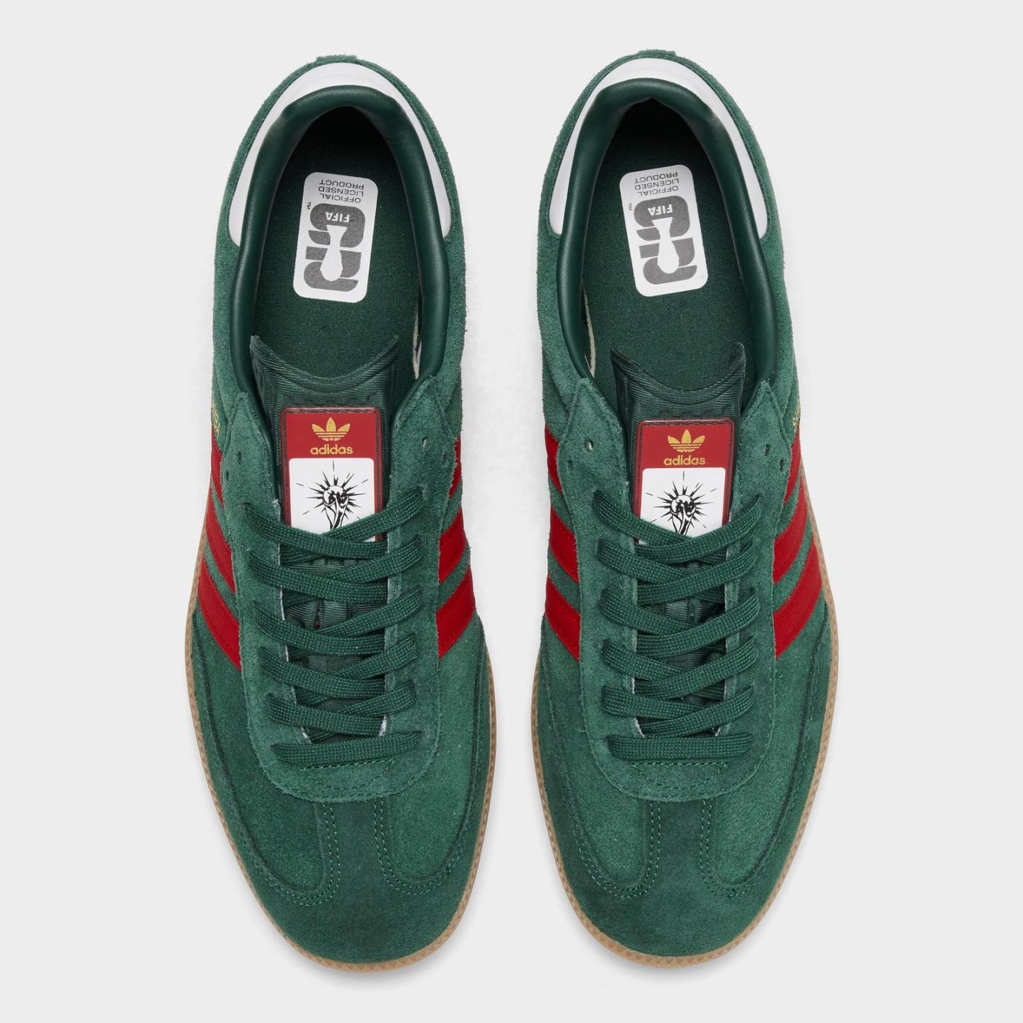 Men's adidas Originals Samba OG FIFA World Cup 2026 Portugal Casual Shoes - Team Dark Green/Better Scarlet/Gum - view 5