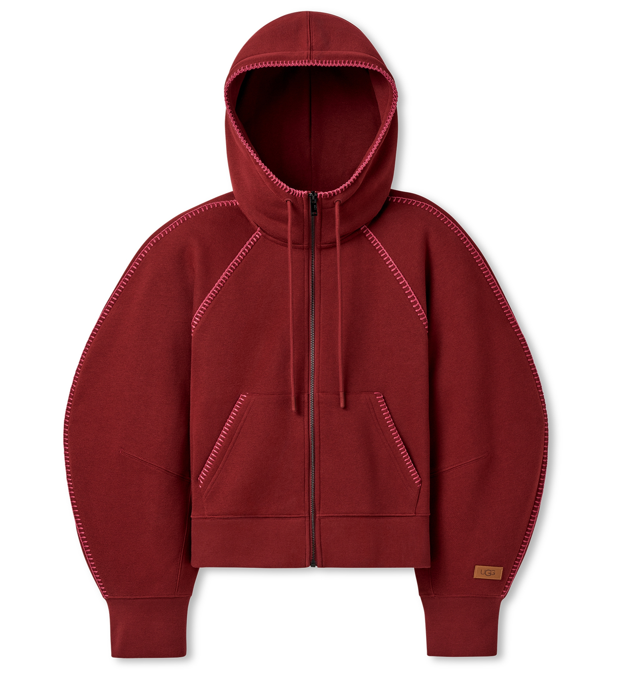 UGG Women's Classic Long-Sleeve Full-Zip Hoodie - Coffee Berry