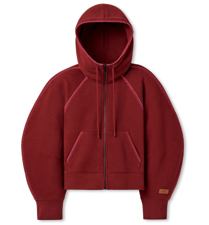UGG Women's Classic Long-Sleeve Full-Zip Hoodie - Coffee Berry