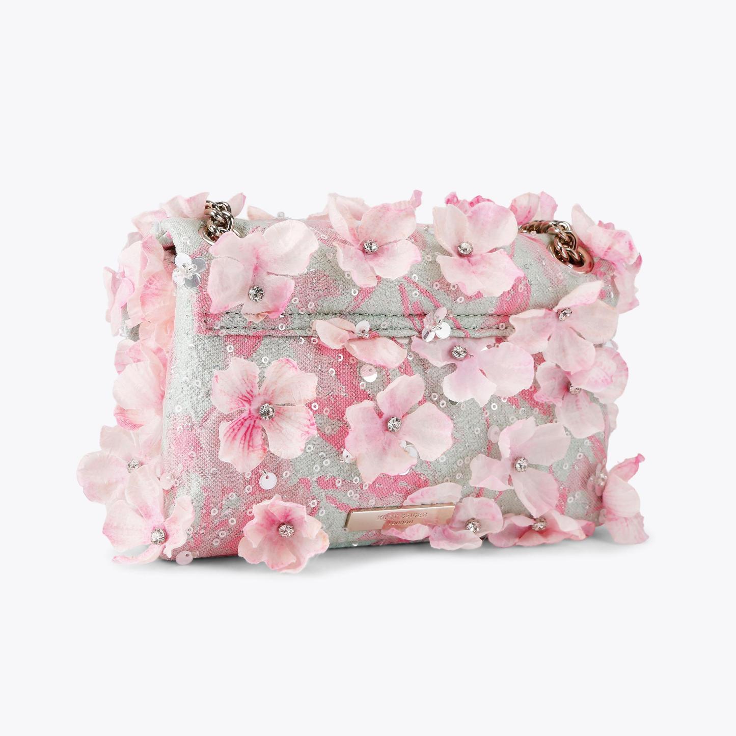 Kurt Geiger London Mini Kensington Flower Bag - Green - view 4
