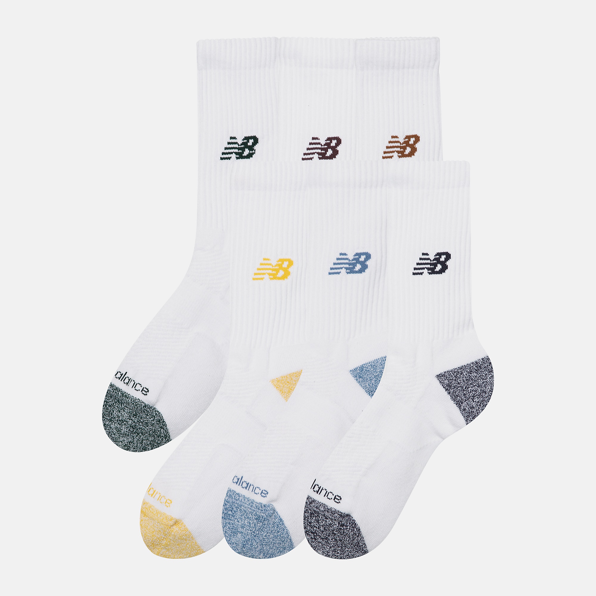 New Balance Active Crew Socks 6 Pack, LAS65201AS5