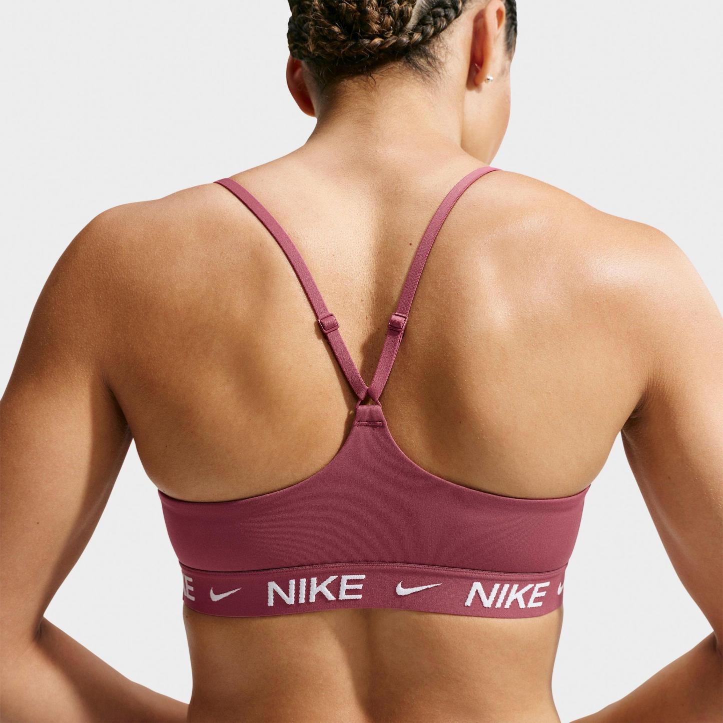 Women's Nithtke Dri-FIT Indy Light Support Padded Adjustable Sports Bra - Pink Smoke