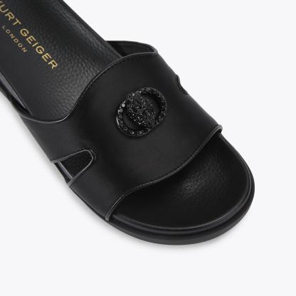 Kurt Geiger London Chelsea Cut Out Slide Sandal - Black - view 5