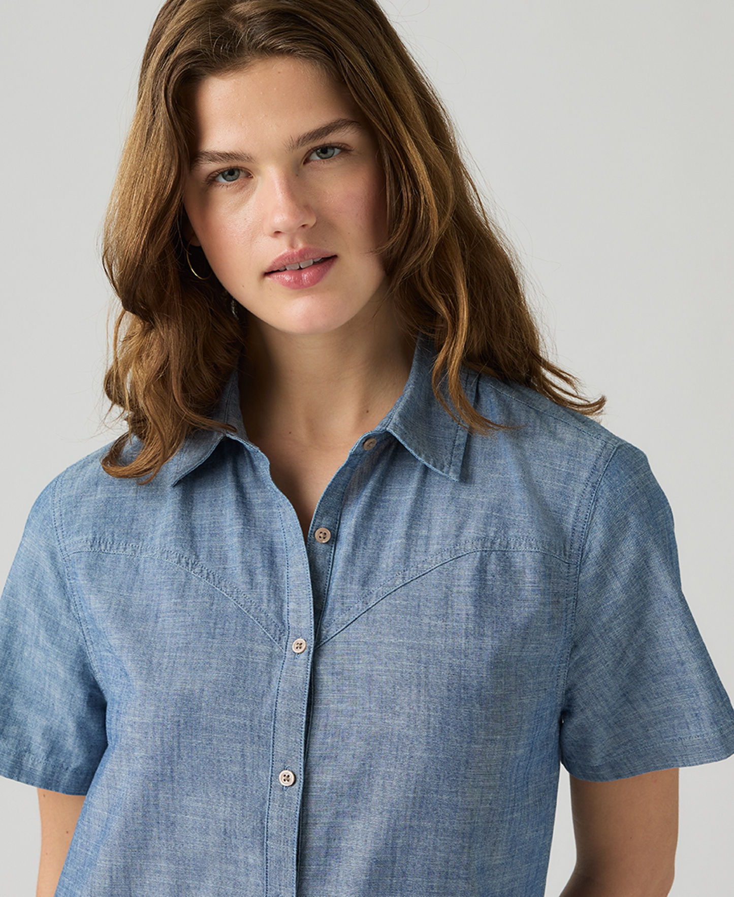 Levi's Women's Cielle Short-Sleeve Collared Mini Dress - Dont Hold Your Breath