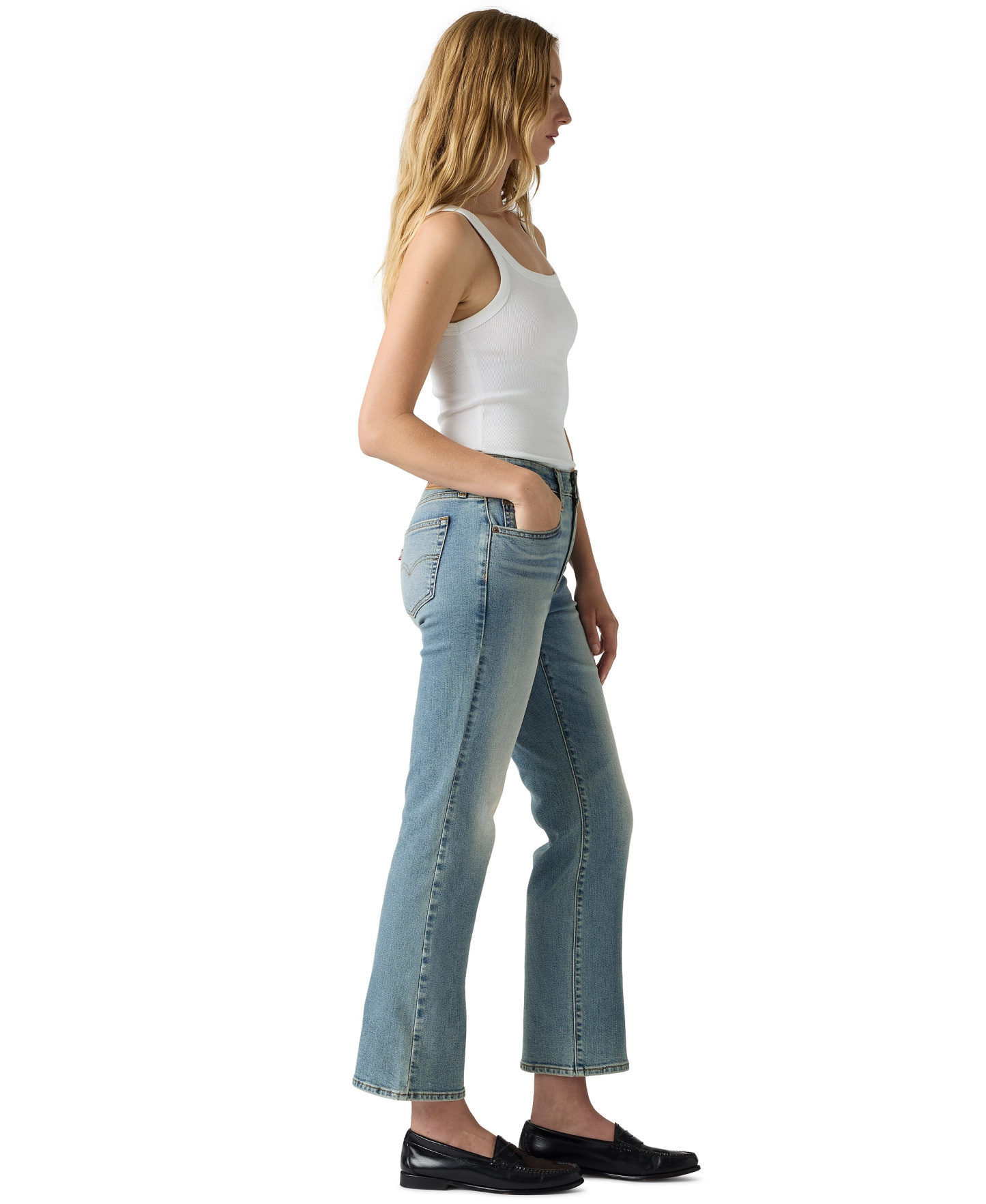 Levi's Women's 725 High-Rise Kick Boot Jeans - Trail Dust