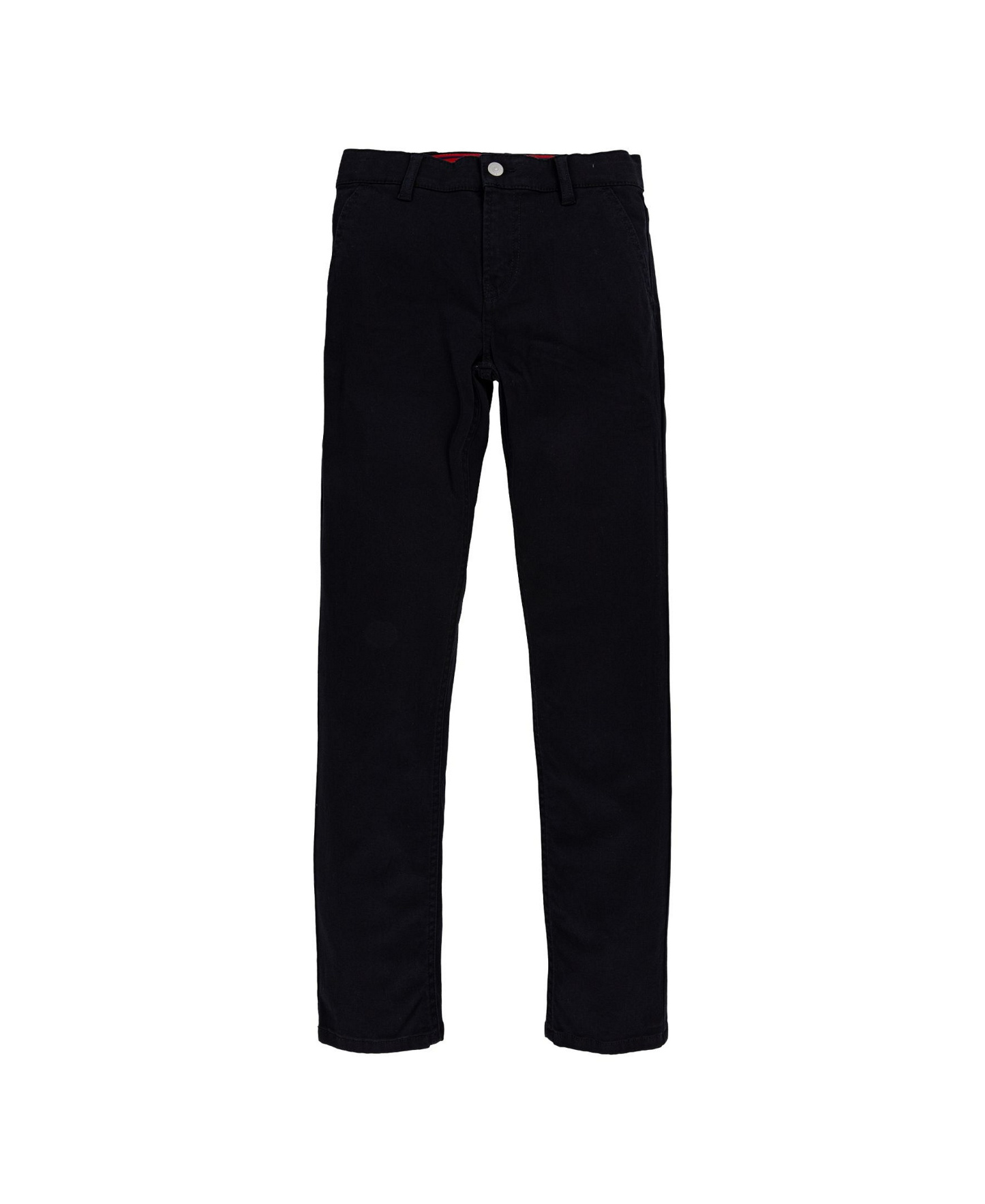 Levi's Big Boys 502 Regular Taper Fit Chino Twill Pants - Black