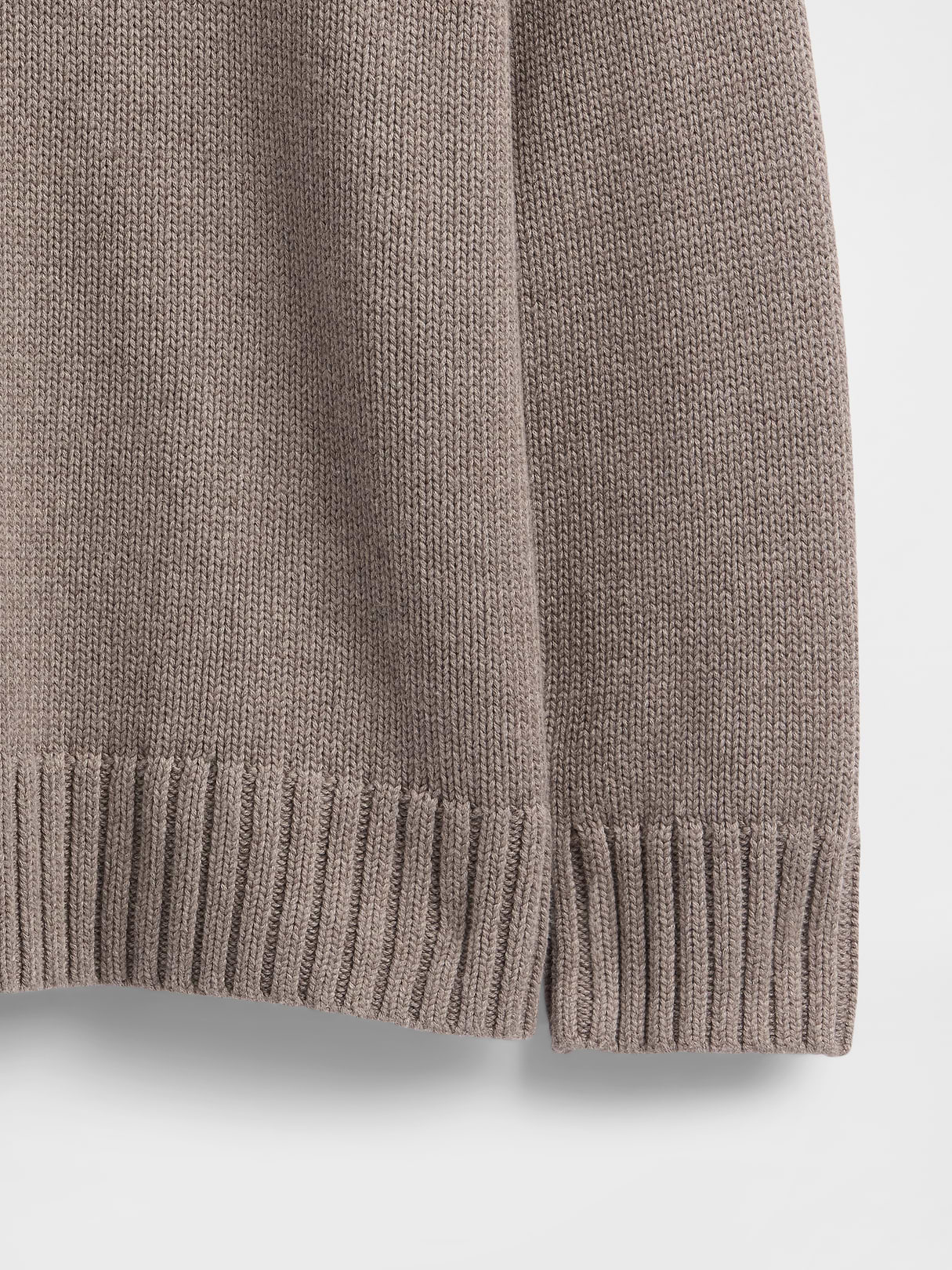 100% Cotton Oversized Sweater - Toasted almond brown