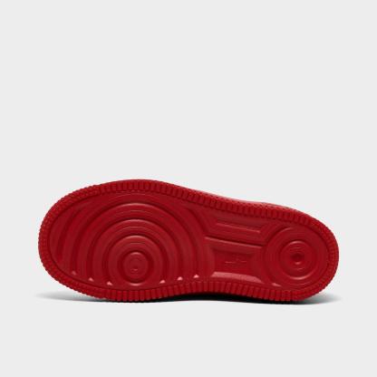 Little Kids' Nike Force 1 Casual Shoes - University Red/University Red/Black