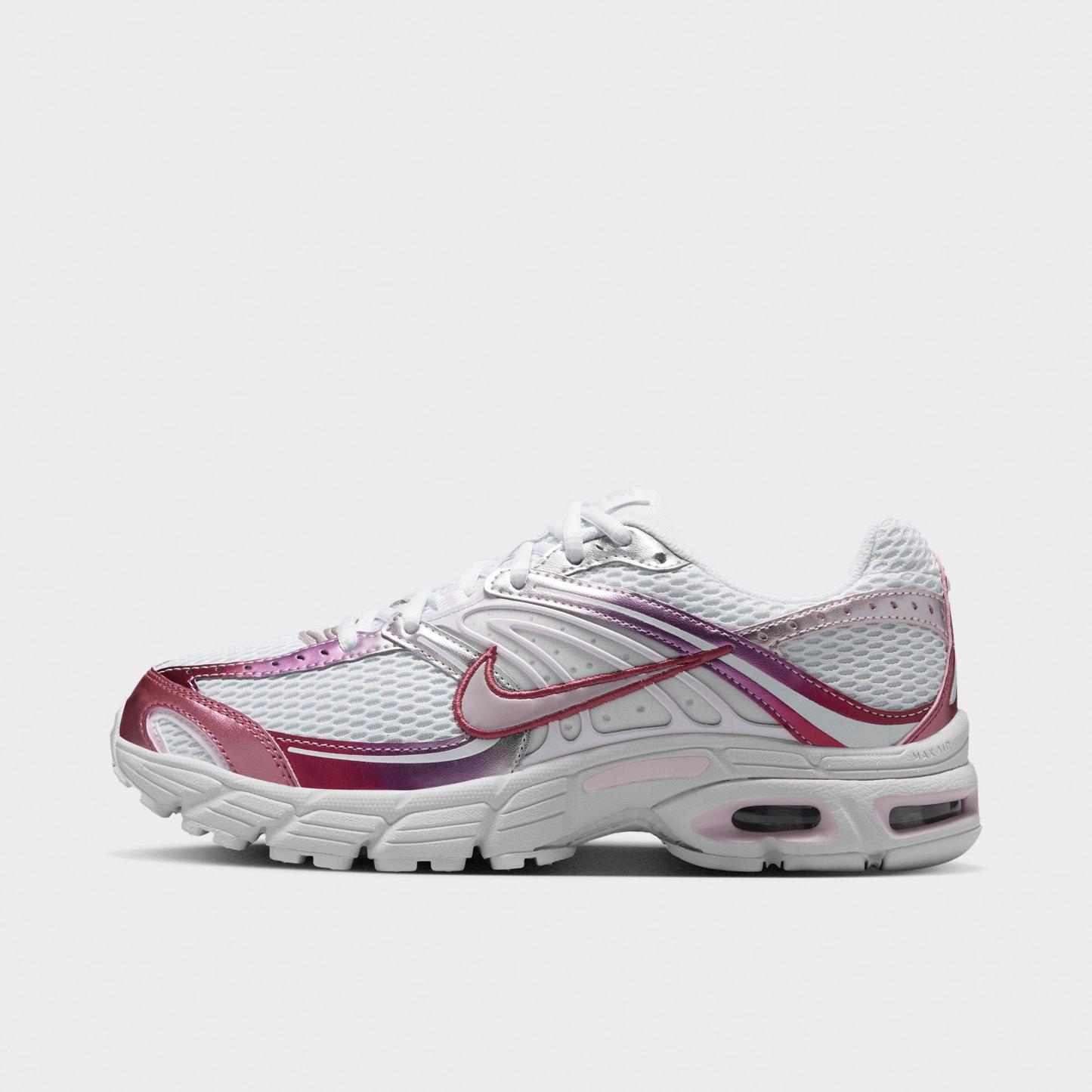 Women's Nithtke Air Max Moto 2K Casual Shoes - Part 3 - Off White/Metallic Silver/Mystic Dates/Bleached Lilac - Left shoe facing left. Outside of the shoe.