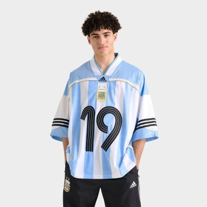 Men's adidas Bringback Remixed Argentina Soccer Jersey - Clear Blue/White/Black - view 1