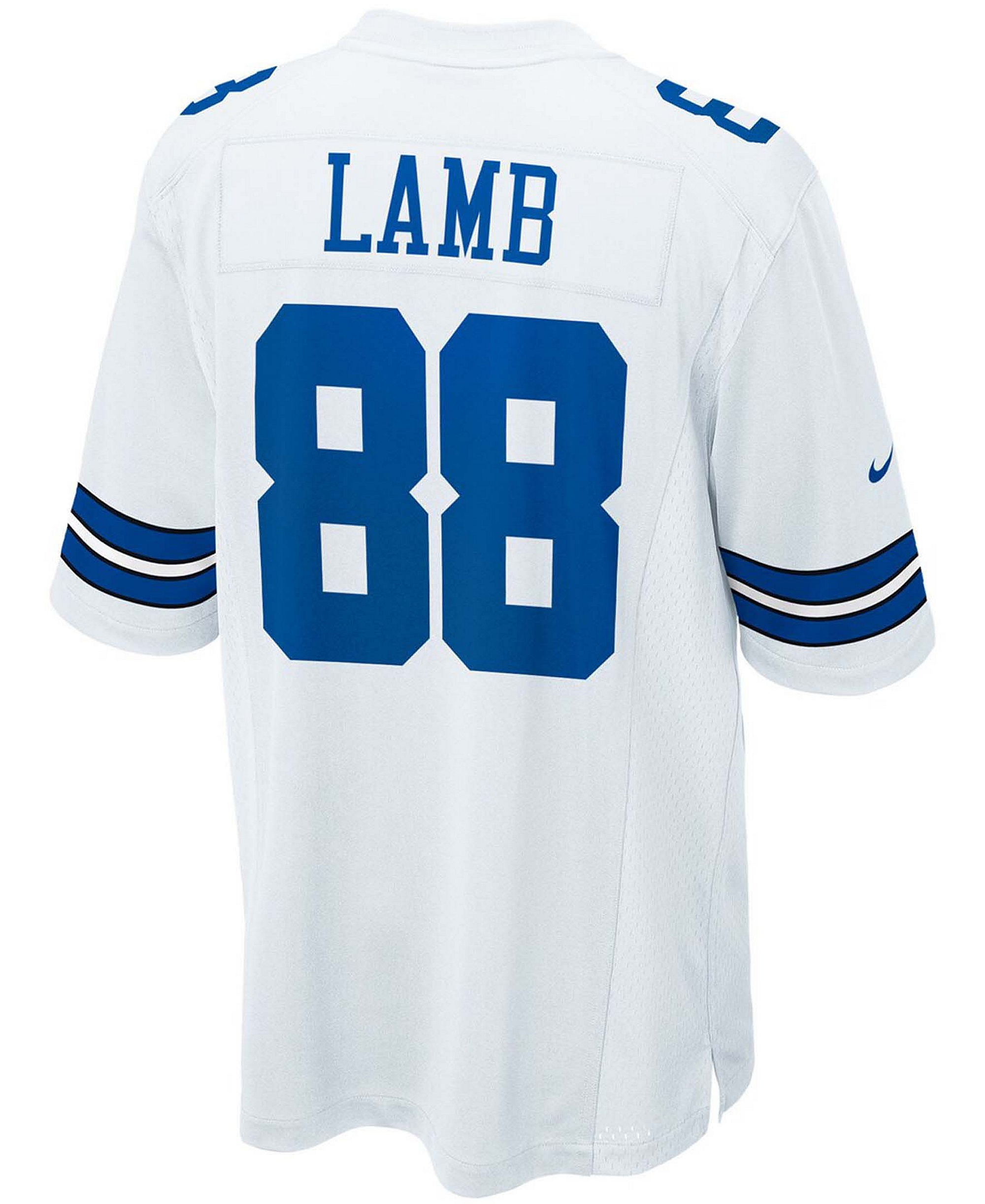 Nike Men's CeeDee Lamb Dallas Cowboys Alternate Game Team Jersey - White