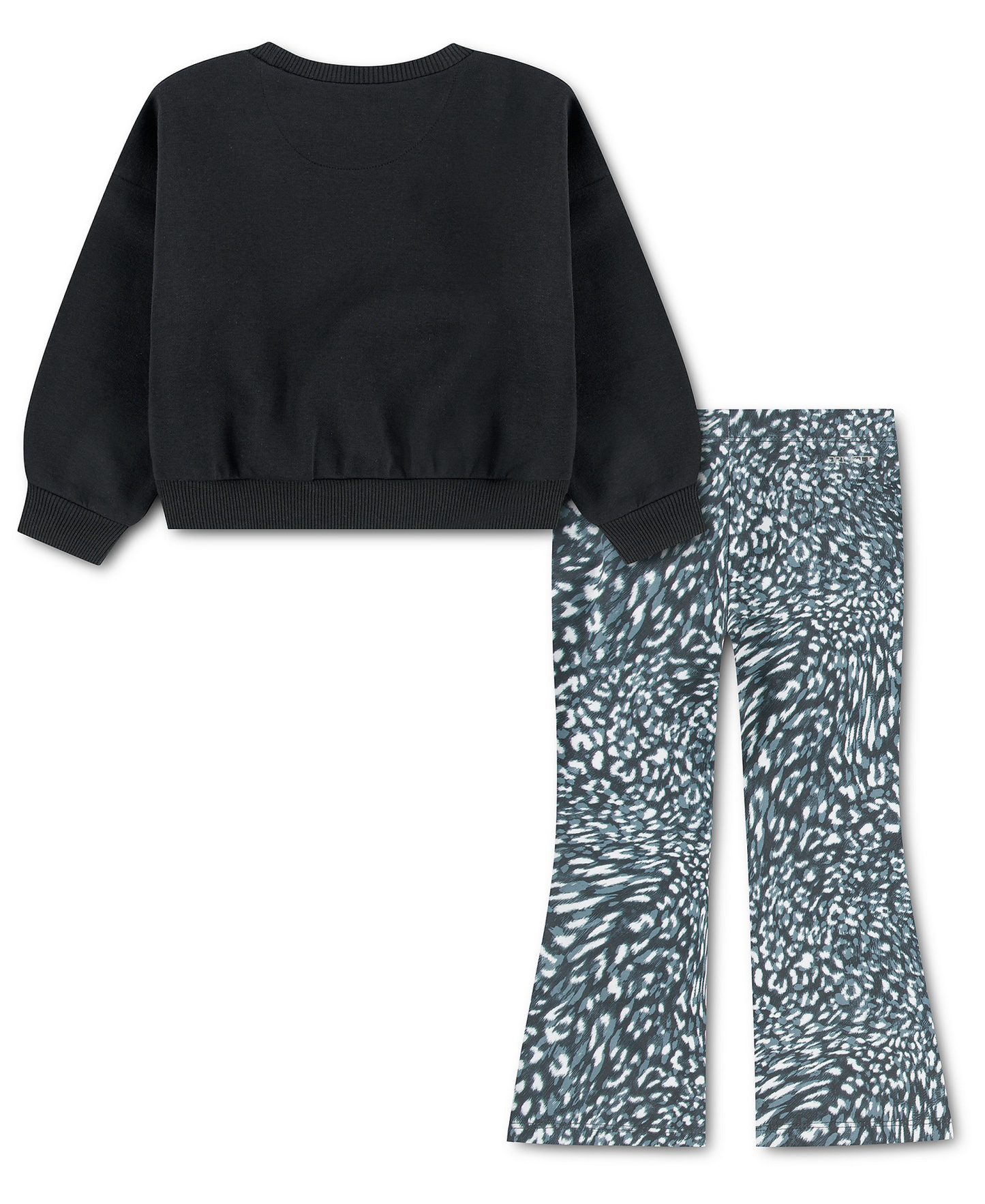 Nike Toddler Girls' 2T-4T Printed Top and Leggings, 2-Piece Set - Black