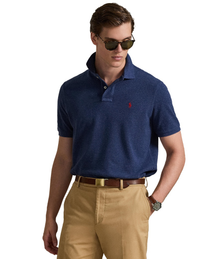 Polo Ralph Lauren Men's Classic-Fit Mesh Polo Shirt - Classic Royal Heather