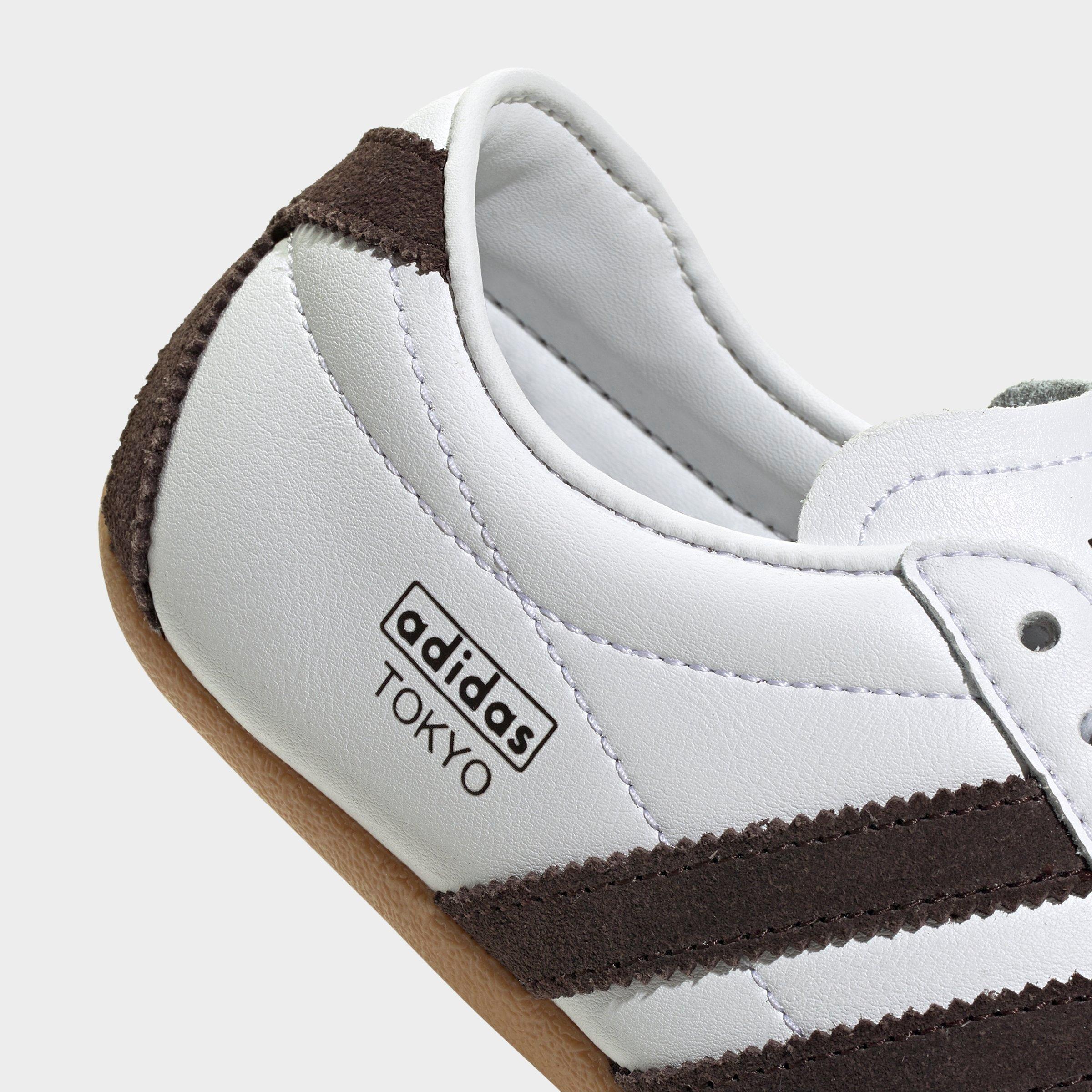 Big Kids' adidas Originals Tokyo Casual Shoes - Cloud White/Aurora Coffee/Gum - Detail shot