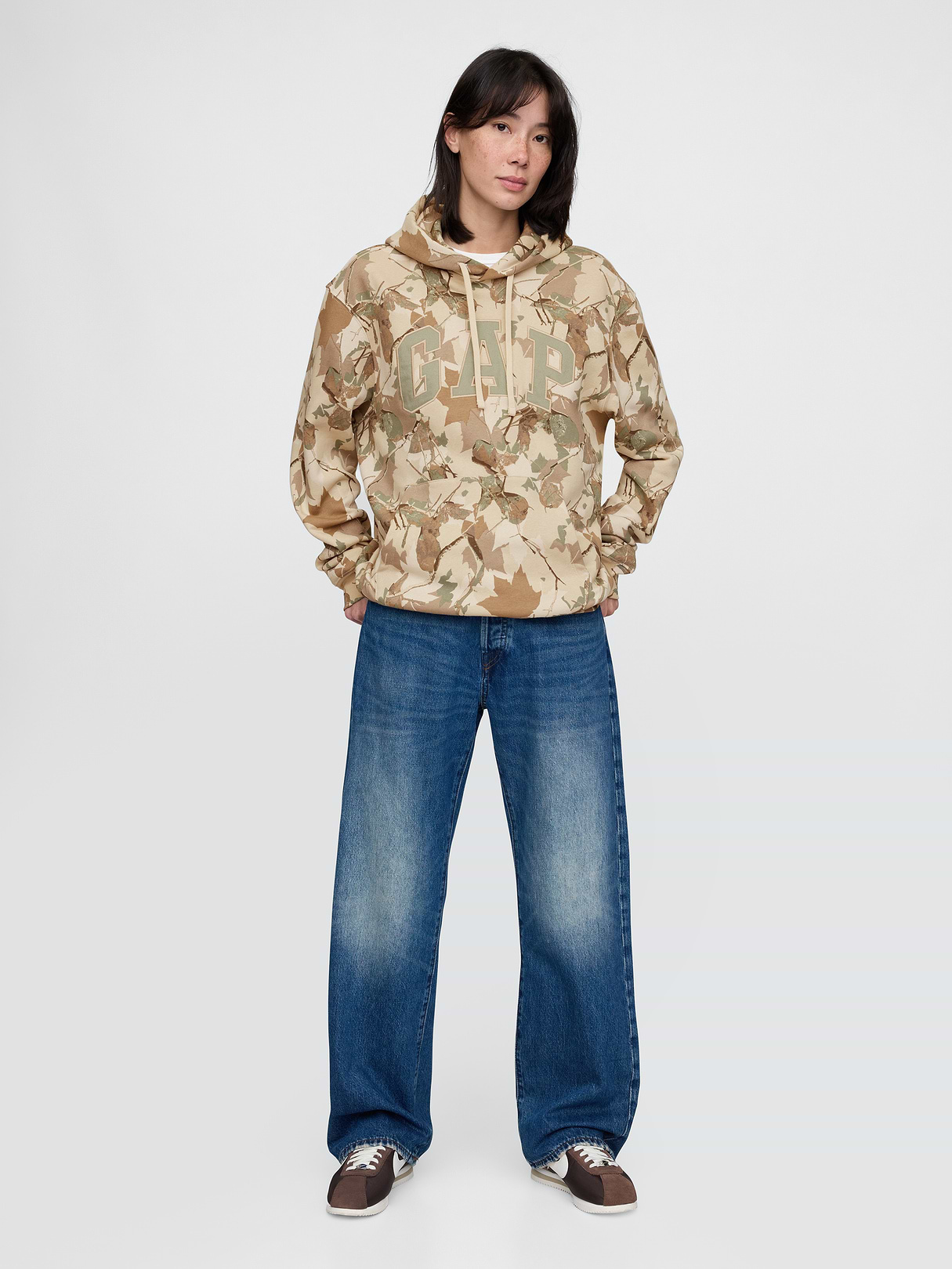 Adult VintageSoft Arch Logo Hoodie - Camo