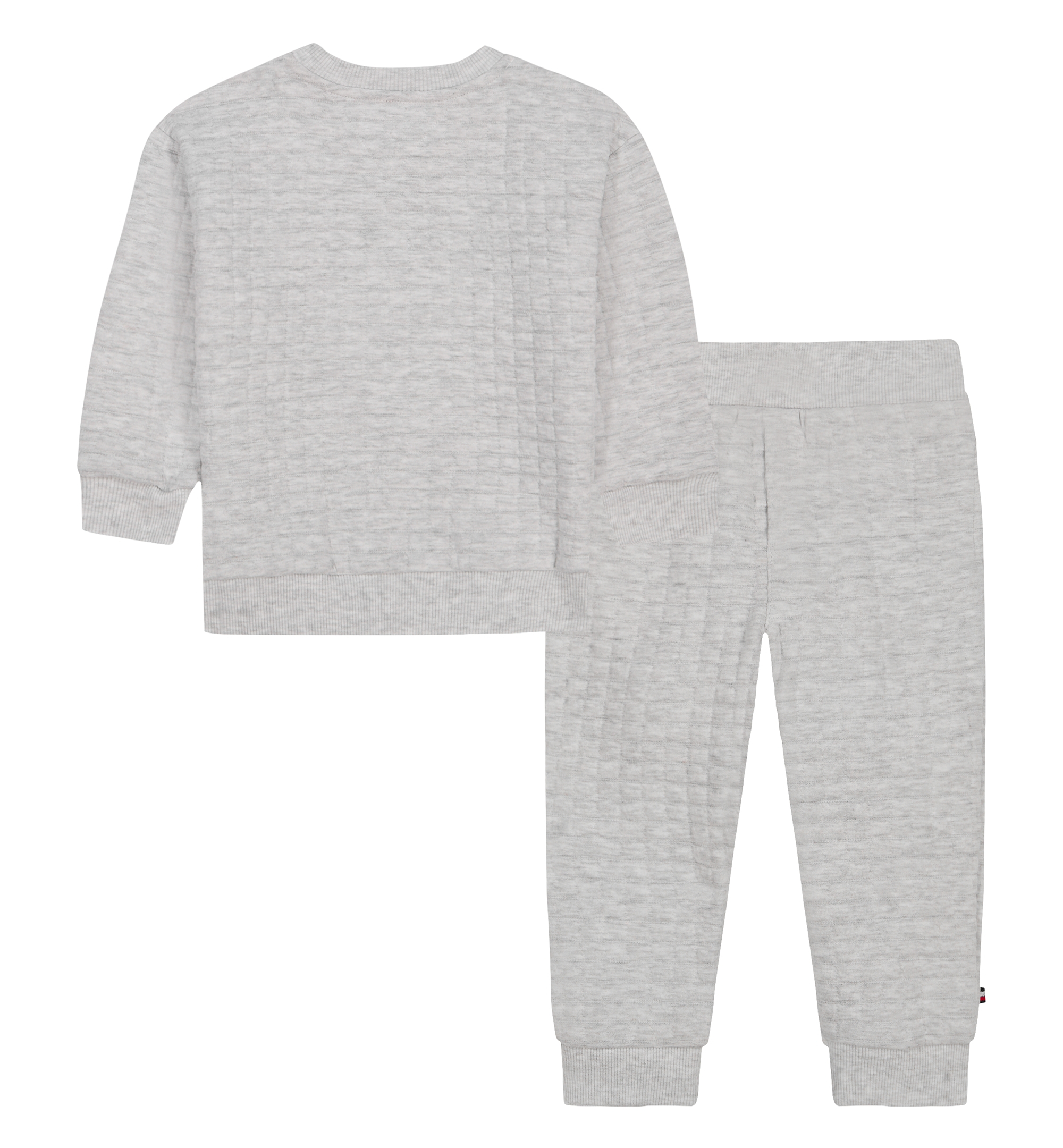 Tommy Hilfiger Baby Boys' Long-Sleeve Crewneck and Joggers, 2-Piece Set - Gray