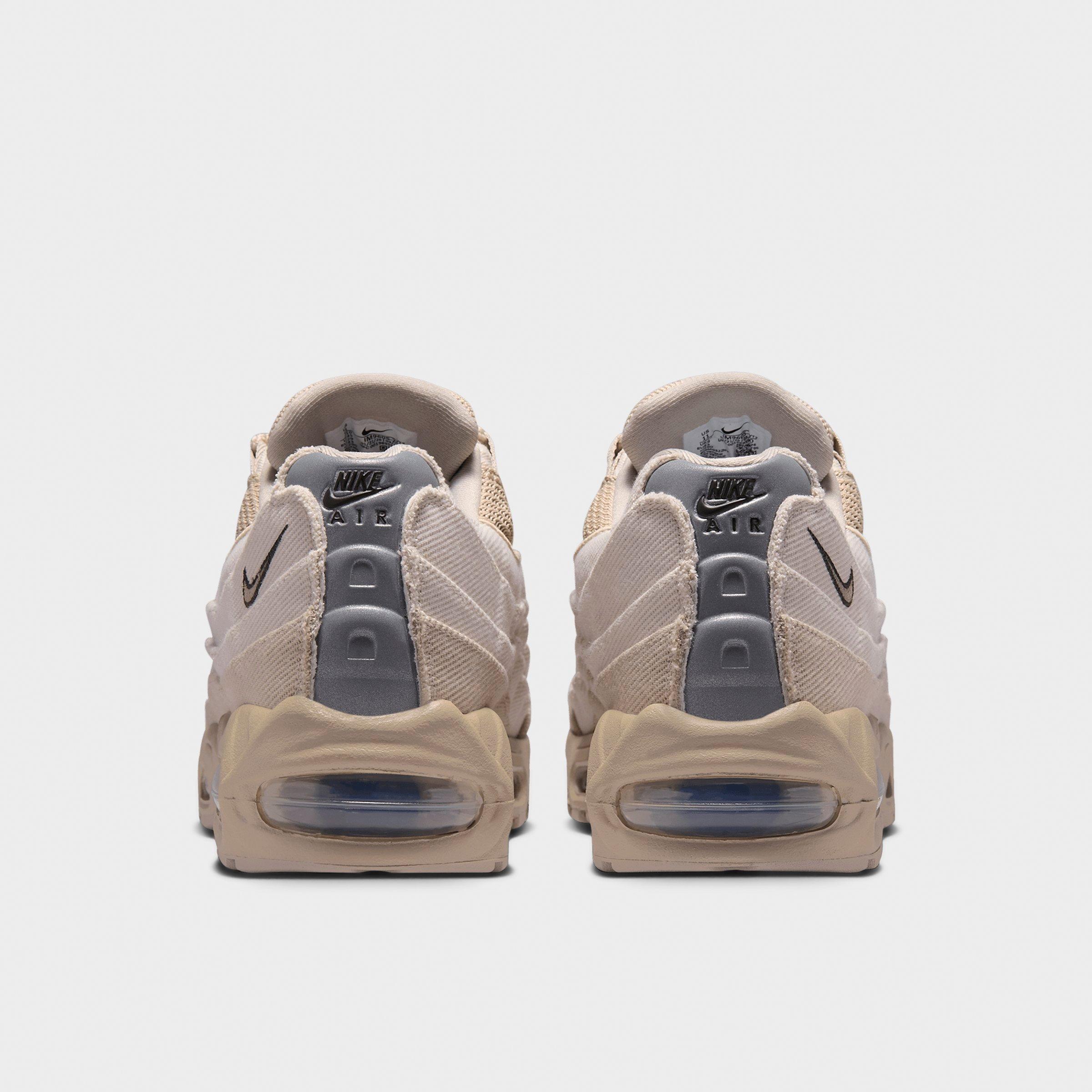 Men's Nithtke Air Max 95 Big Bubble Scorpion Casual Shoes - Part 1 - Cream II/Light Orewood Brown/Newsprint/Moon Fossil - Back view