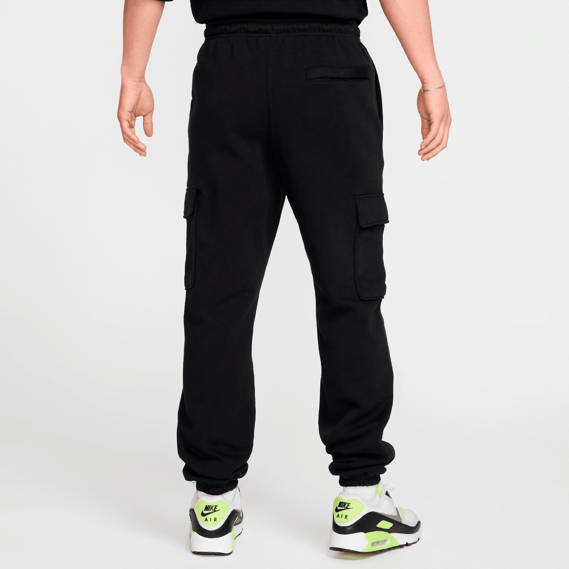 Men's Nithtke Club Fleece Cargo Jogger Pants - Black/Black/White