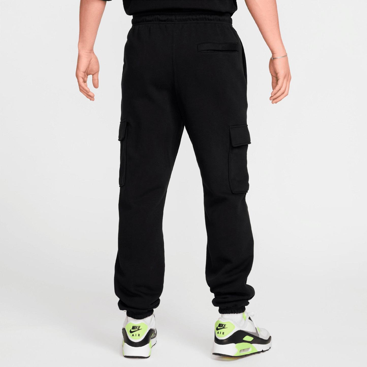 Men's Nithtke Club Fleece Cargo Jogger Pants - Black/Black/White