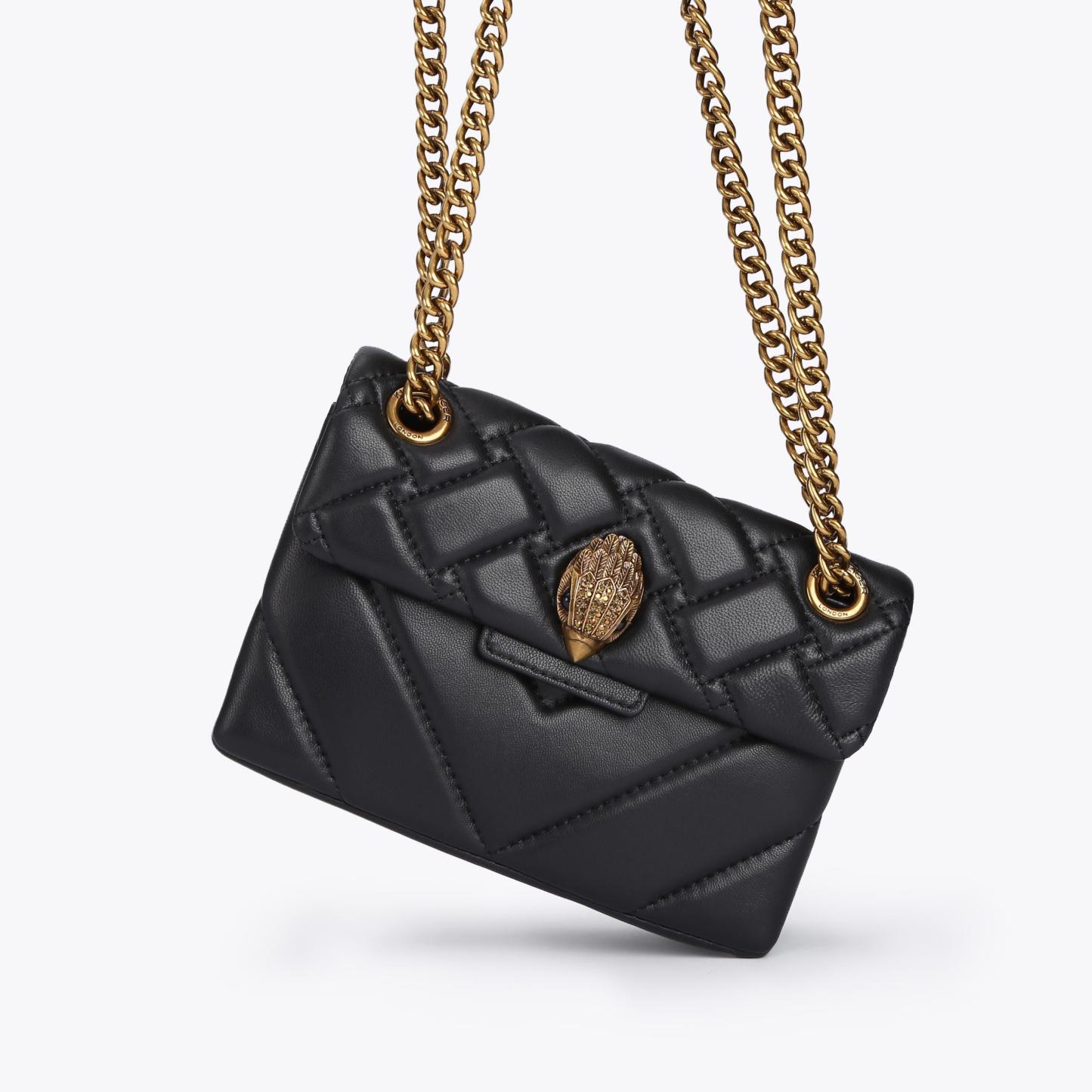 Kurt Geiger London Mini Leather Kensington Bag - Black - view 6