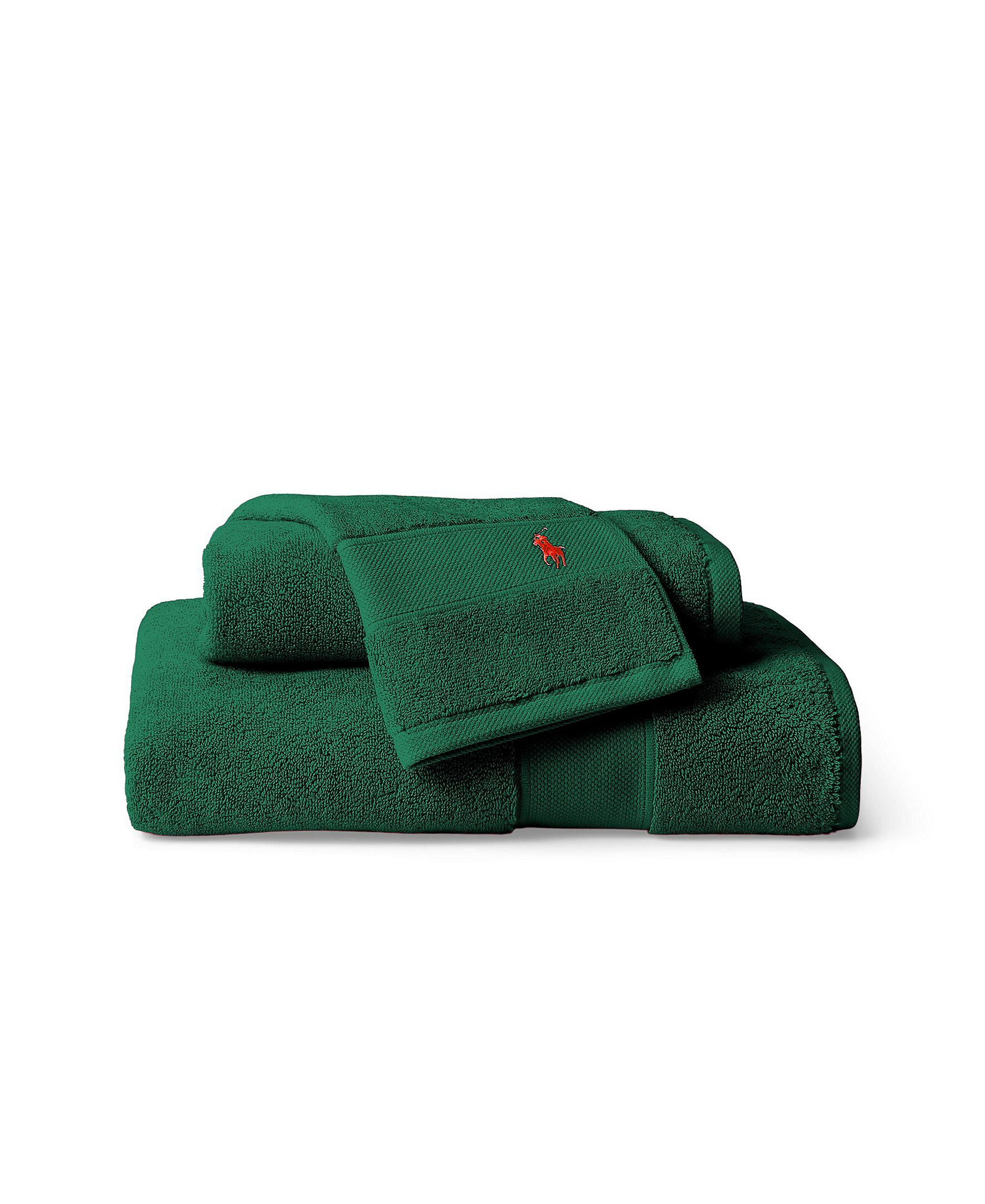 Polo Ralph Lauren Polo Player Cotton Bath Towel, 58" x 30" - College Green
