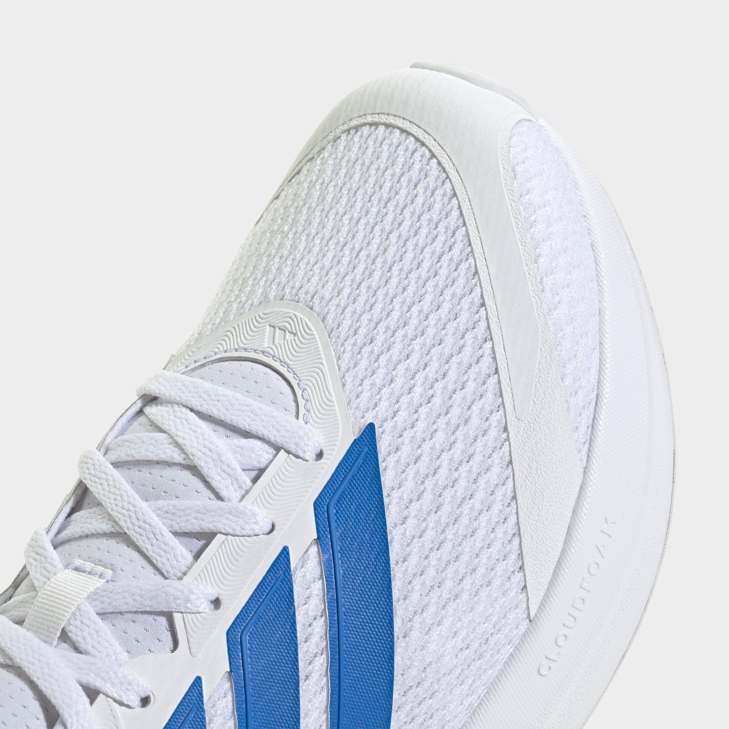 Men's adidas Runfalcon 6 Cloudfoam Running Shoes - Cloud White/Bright Royal/Grey - Detail shot